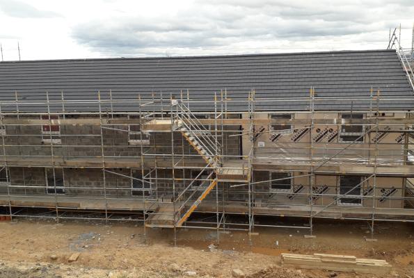 Robertson timber engineering delivering timber frames for Elgin development