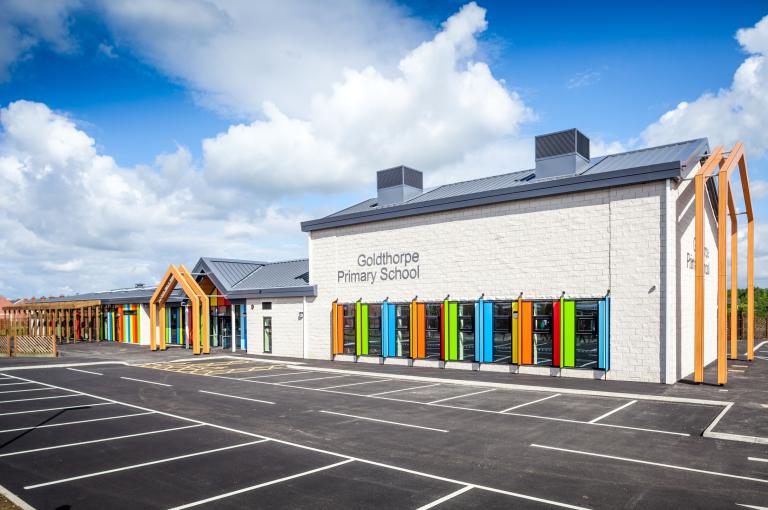 Robertson construction of school in Yorkshire