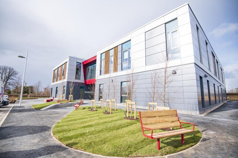 Research centre Life Sciences Innovation in Inverness constructed by Robertson