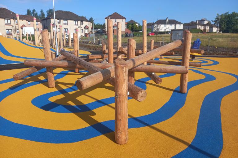 Hamiltonhill Green Infrastructure works playpark