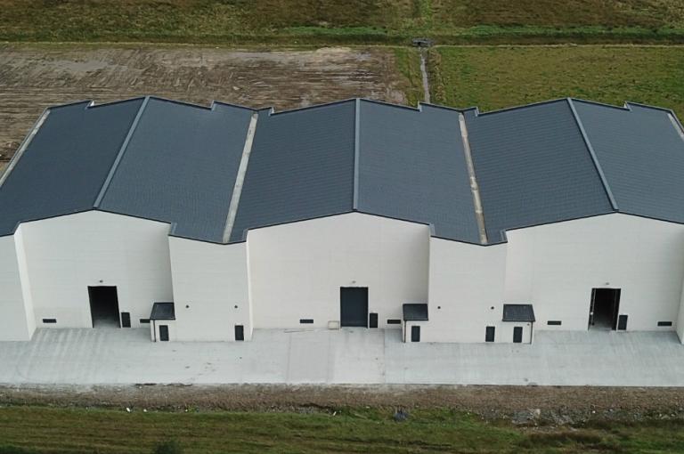 Bruichladdich Bonded Warehouse construction by Robertson