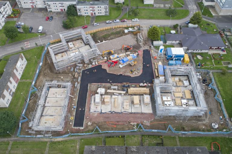 Affordable housing constructed by Robertson at Calder Gardens Edinburgh