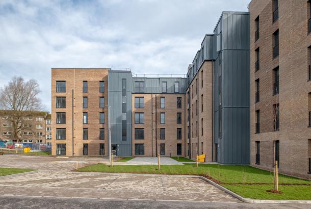 Robertson Partnership Homes St Machar Road housing development exterior.