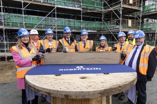 ONE Seedpod, Aberdeen topping out ceremony