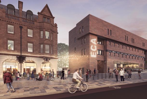 An artist's impression of the refurbished Edinburgh College of Art.