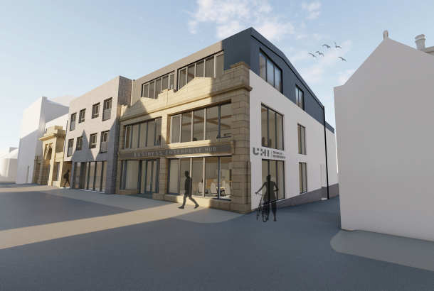 Artist impression of the South Street regeneration project in Elgin that Robertson Property Ltd is developing