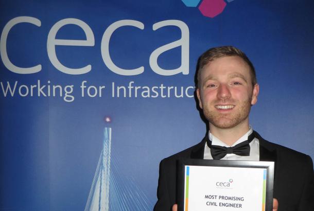 Robertson Civil Engineering young engineer career award winner