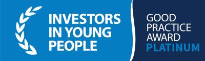 Investors in Young People Platinum Award banner