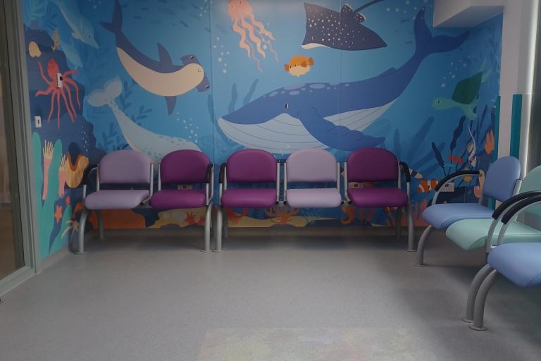 Image of waiting area, Airedale General Hospital