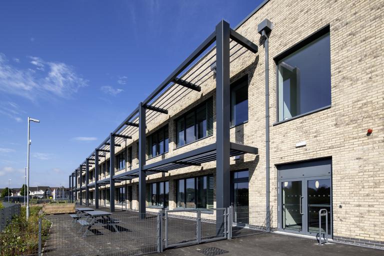 Montgomerie Park passivhaus Primary School exterior rear