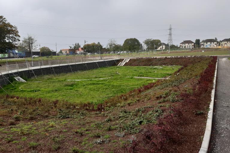 Hamiltonhill Green Infrastructure works link space