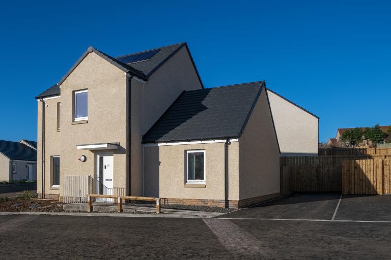 Kennoway affordable housing constructed by Robertson 