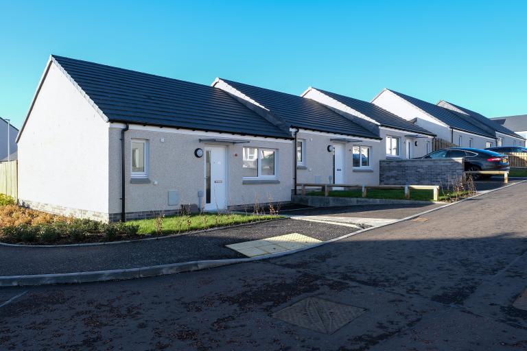 Kennoway affordable housing constructed by Robertson 