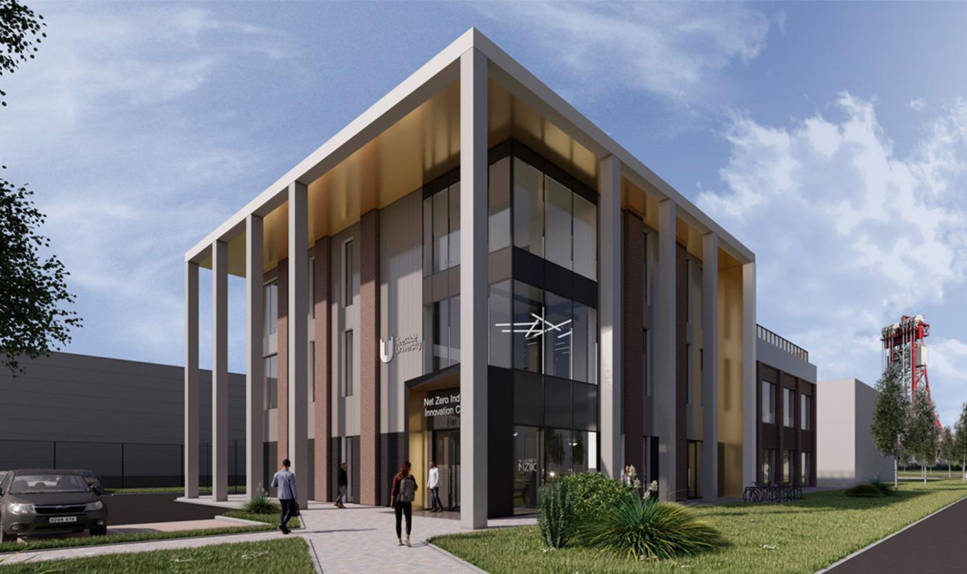 Artist impression of completed building