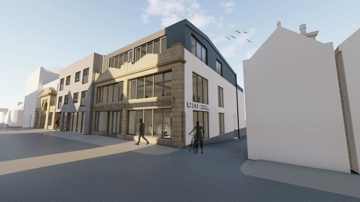 Artist impression of the South Street regeneration project in Elgin that Robertson Property Ltd is developing