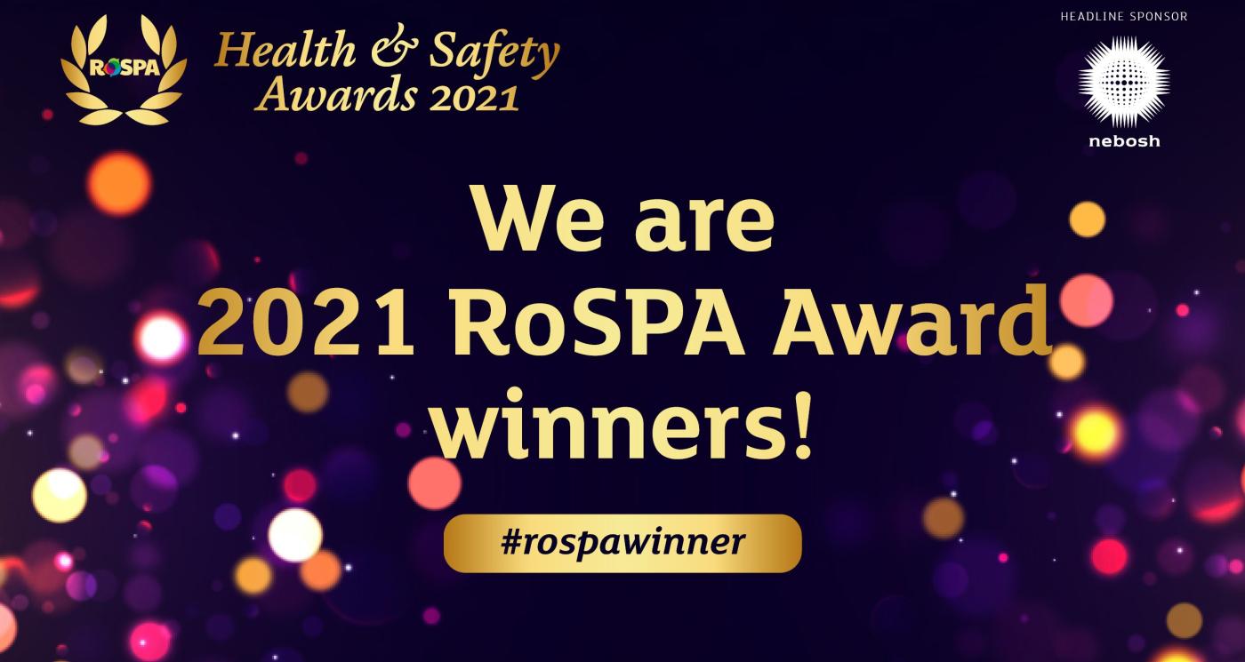 Roberson Group health and safety record - multiple RoSPa award winners