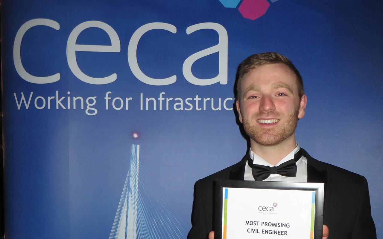 Robertson Civil Engineering young engineer career award winner